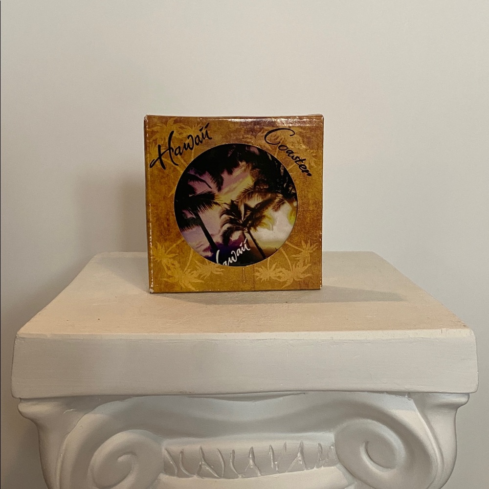 Hawaii Themed coasters with Palm Tree Design
